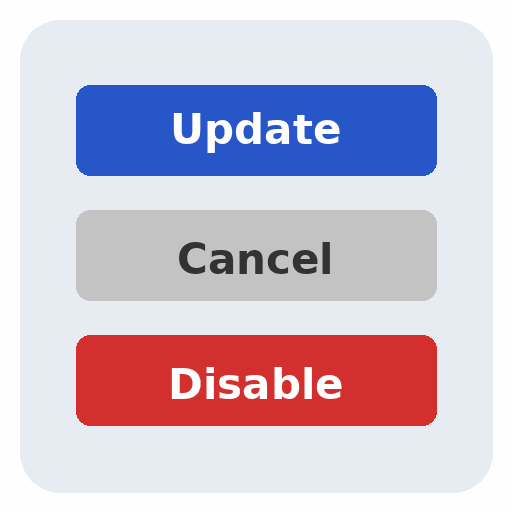Logo for the Disable Field Button project