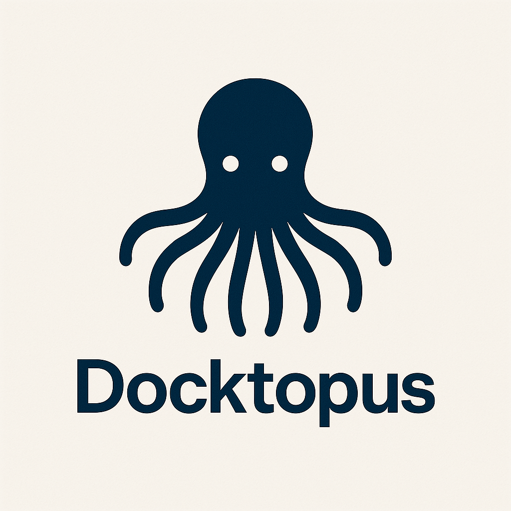 Logo for the Docktopus project