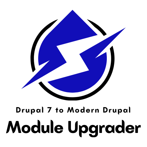 Logo for the Drupal 7 to Modern Drupal Module Upgrader project
