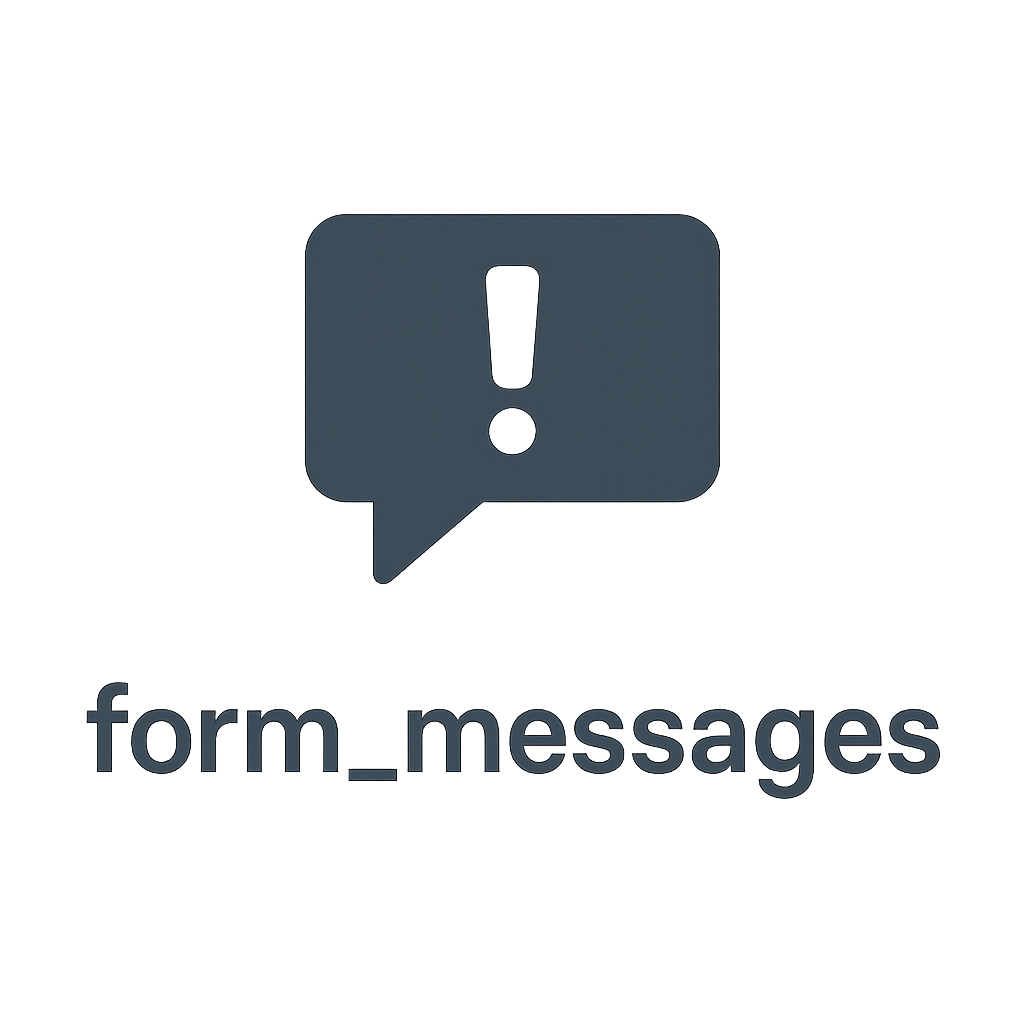 Logo for the Form Messages project