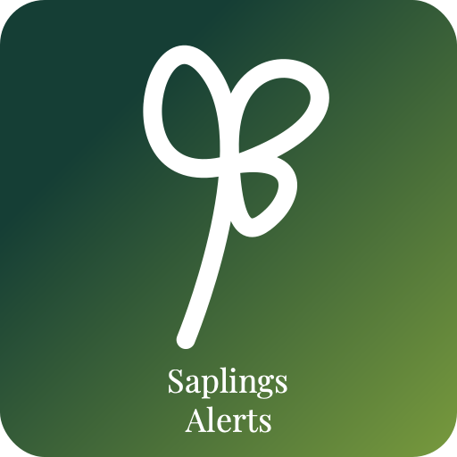 Logo for the Saplings Alerts project