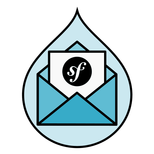 Logo for the Drupal Symfony Mailer project