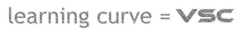 Logo for the VSC Learning Curve project