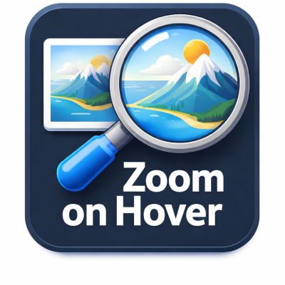 Logo for the Zoom on hover project