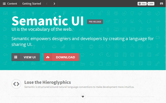 Logo for the Semantic-UI project